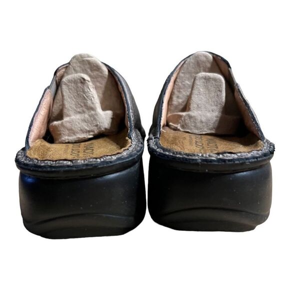 Naot Women's Leather Strap Slip-On Open Toe Slide Sandals Metallic Taupe Size 36 - Picture 4 of 9